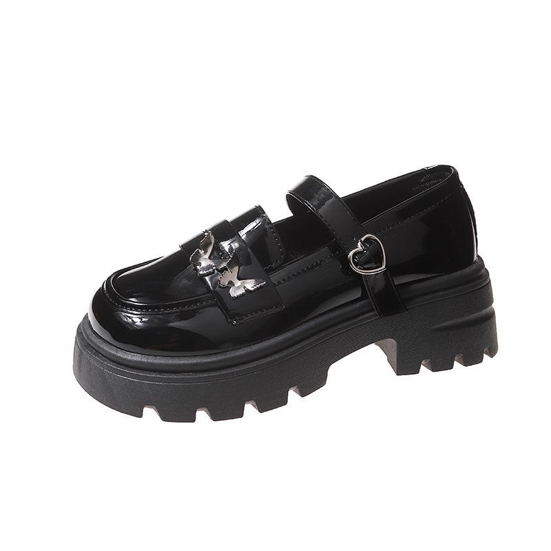 Girls' small leather shoes 2025 spring and autumn new middle-aged and older children's girls' performance princess shoes, students' casual children'