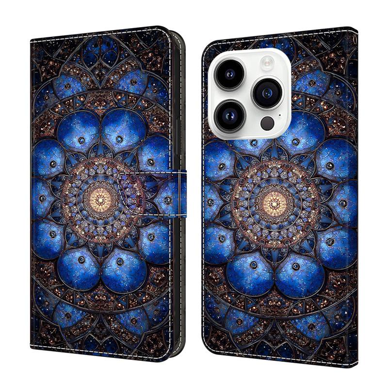 Leather Etui Phone Case for Nokia G300 G21 G11 G20 G10 G60 G22 6.3 5.3 3.1 5.4 Flip Cover Magnetic Wallet Painted Flower Deer