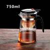 Glass Teapot Heat Resistant One-click Filtering Tea Pot High Borosilicate Puer Kettle Tea Water Separation Filter Home Teaware