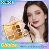 Waterproof Smudge-Proof Eyeshadow Palette Long Lasting Matte Brown Glitter Pearlescent Multi-use Fine Powder Easy Makeup Tray