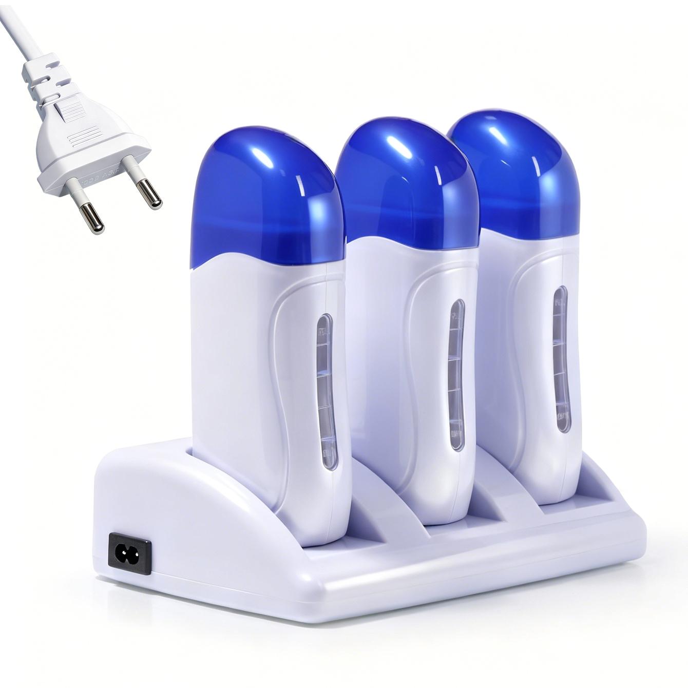 

Roll on Wax Machine Wax Therapy Machine Waxing Warmer Hair Removal Hot Melt Hard Wax Warmer Heaters Suitable for Family Friendly білий