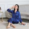 Women's Long Sleeve Silk Pajama Set - 100% Mulberry, Versatile for Spring/Summer, Indoor/Outdoor Wear