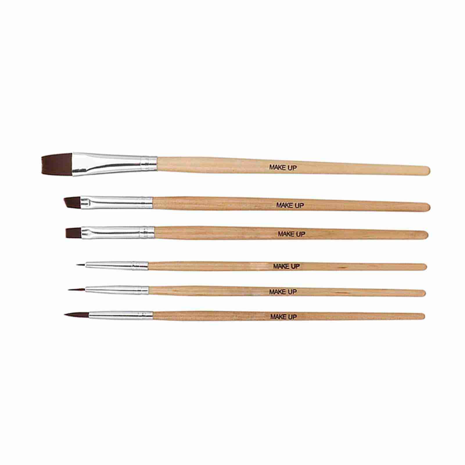 

6pcs Art Oil Paint Brushes Halloween Face Makeup Brush Watercolor Paint Brush