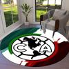 Club America Round Area Rug,Carpet Rug for Living Room Bedroom Sofa Playroom Decor,Non-slip Floor Mat