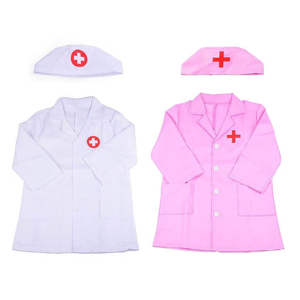 Kids Doctor Costume Doctors Play Set Toddler Doctor Dress Up Clothes for Role Play for 120cm Kids