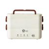 New 1.2L Double Layer Electric Lunch Box 304 Stainless Steel Insulation Electric Lunch Box Portable 3 In 1 Steamer Rice Cooker