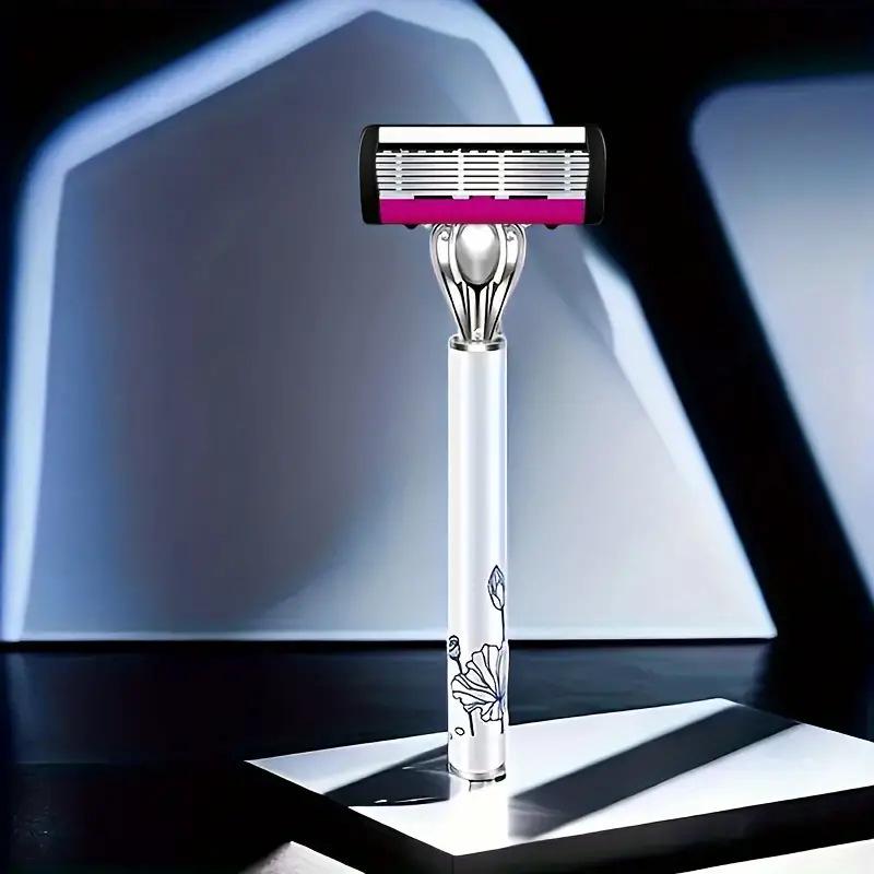 Six-Layer Manual Razor with Holder and Seven-Blade Razor Head
