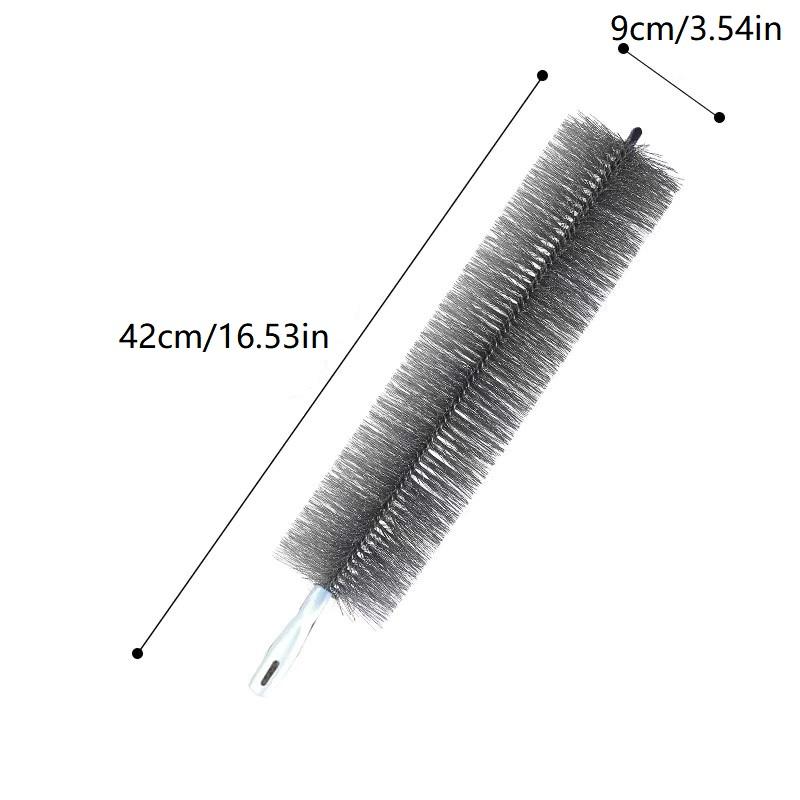 Flexible Fan Cleaning Brush 2 Pack Soft Fine Bristles Long Bendable Handle Duster for Kitchen Vent Hood Cleaning