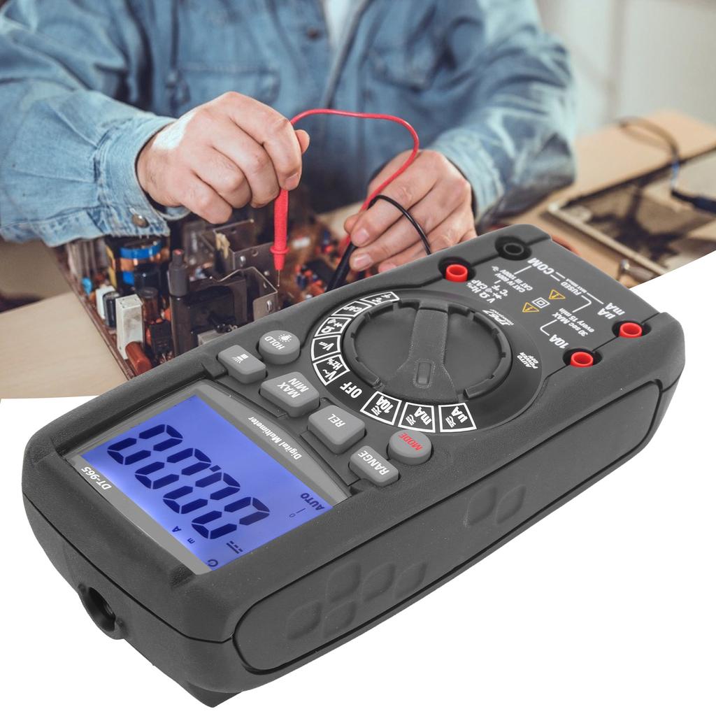 Digital Multimeter AC DC Voltage Current Resistance Capacitance Frequency Tester 6000 Counts