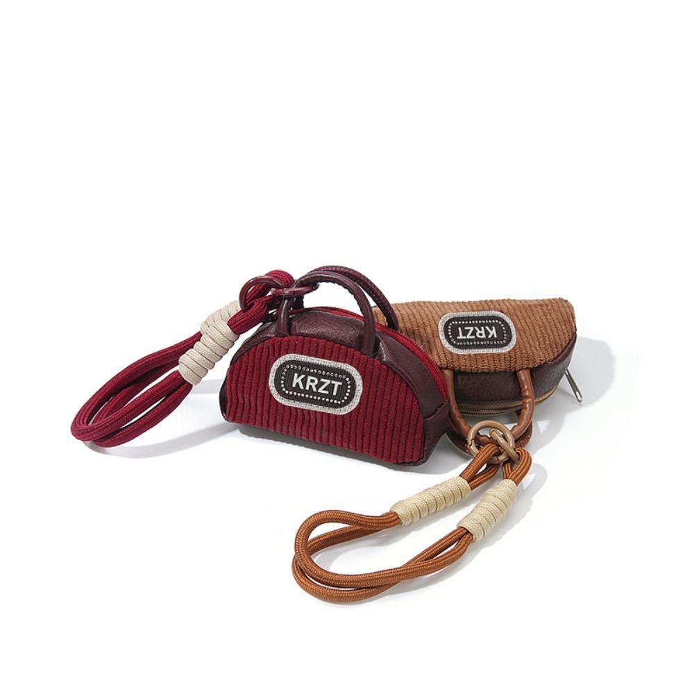 

Backpack Hanging Mini Coin Bag Multifunctional Storage Bag Phone Ring Pendant Phone Bracelet червоний