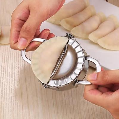 Nerezová forma na knedlíky Manuální lis Ravioli Knedlíkový výrobník Zařízení Koláče Těstoviny Pečivo Kráječ Forma Pro Kuchyňské Doplňky