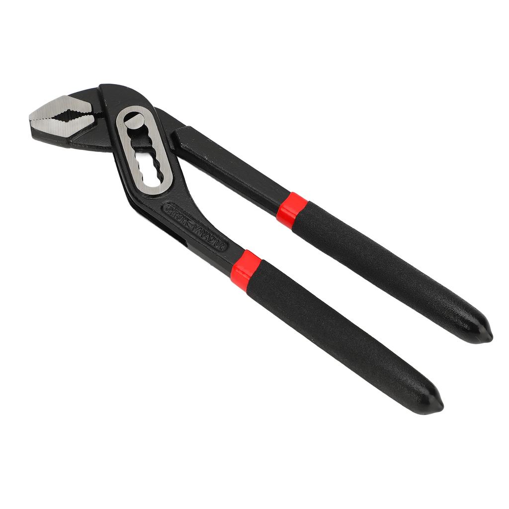 8 Inch Water Pump Pliers 6 Levels Adjustment Opening 68mm Groove Joint Pliers for Home Pipe Repair