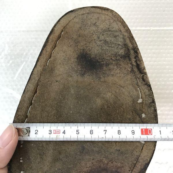 Hergestellt in Italien Massimo Germani Leder McKay-Methode Monk Strap U-Tip Moc Braun Größe 46 27.5-28.0 Business-Kleiderschuhe(GEBRAUCHT)