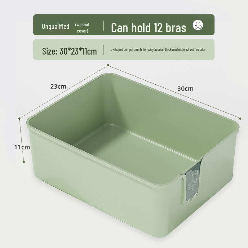 3-in-1 Dustproof Plastic Drawer Organizer for Socks and Underwear