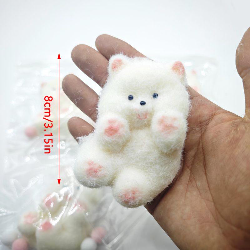 Kawaii Plysj Kanin Fidget Leker Stresslindring Klem Irritabilitet Fingertupp Leker Voksen Barn Squishy Leker Gaver