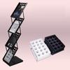 Portable Brochure Holder With Sturdy Iron Construction Quick Setups For Trade Shows And Conferences