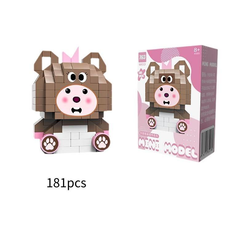 

New Popular Frog Building Blocks Compatible With Lepin Baoma Froglet Educational Assembly Toy Wholesale Dropshipping Brown
