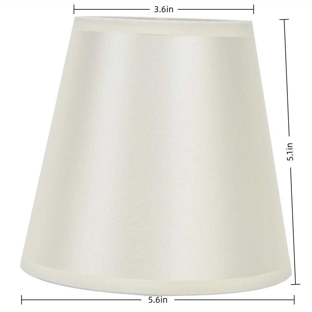 2PCS Fabric Lampshade Clip On Design Chandelier Lamp Shades Modern Small Lamp Shades  Wall Lamp
