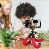 Compact octopus mini tripod with phone monopod and smartphone clip versatile mobile camera stand and camera support