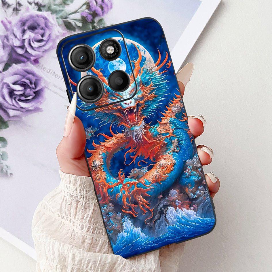 Silicone Case For Motorola Moto G15 G75 2024 Cover Cute Panda Lion Shockproof TPU Phone Cases For MotoG15 MotoG75 G 75 G 15 Etui