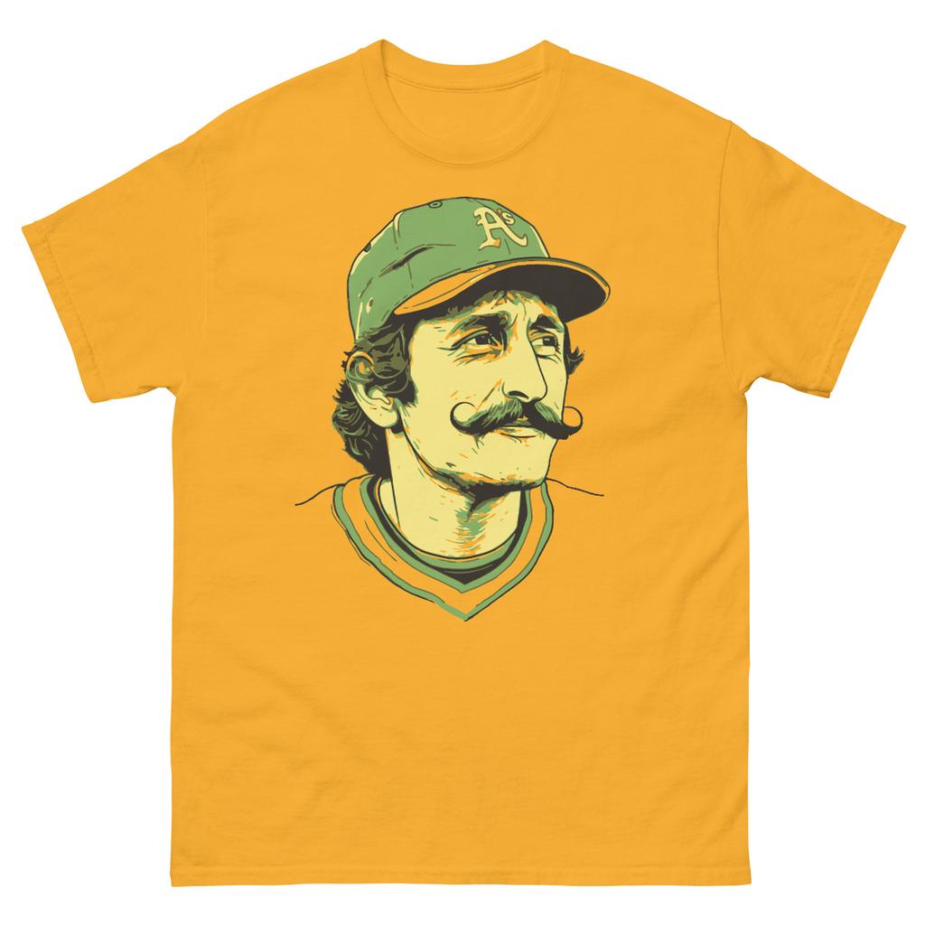 Rollie Fingers Portrait Graphic Tee Shirt Unisex Classic Tee