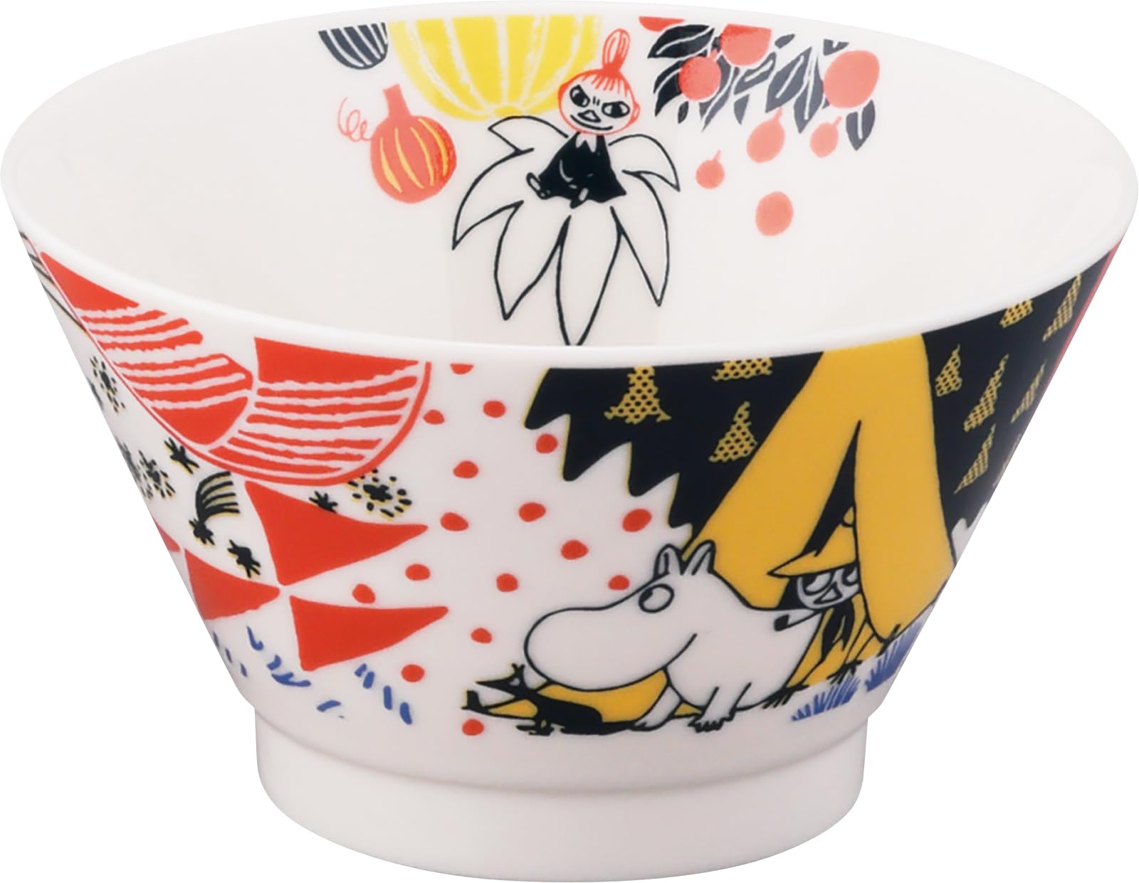 

Moomin Rice Bowl Aina Made in Yamaka Shoten (360ml) (Little My) Series, Japan, MM8502-351 красный