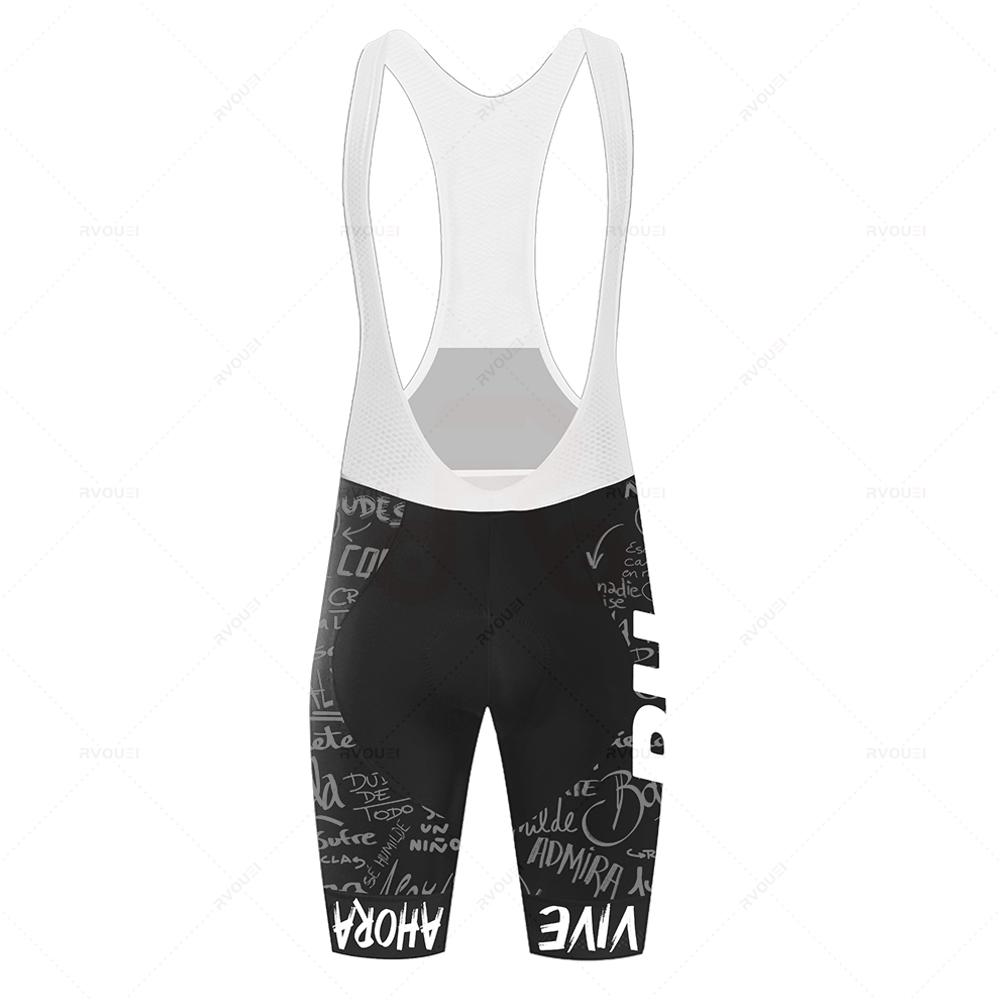 Rvouei Men's Cycling Clothing Summer Bicycles Jersey Sets Mountain Bike Bib Shorts Motocross Triathlon Maillot Shirts Ciclismo