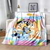 Bluey Bingo's Beach Day Blanket Soft Warm Cozy Great for Sofa Seaside Couch Four Seasons Multipurpose Playful Design