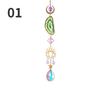Natural Stones Agate Sun Catcher Agate Sun Catcher for Rainbow Maker Hanging Crystal Witch Suncatcher Windchime Wall Decor