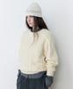 ROLAROLA Mohair Loose Fit Cable Knit Ivory