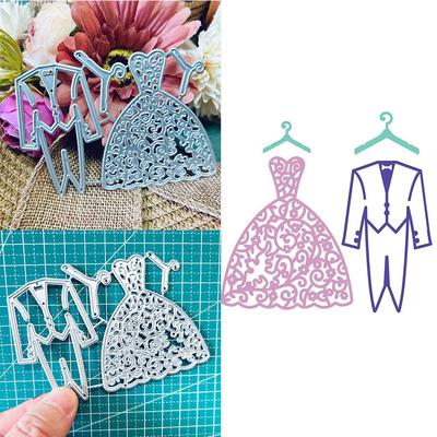 Couple Wedding Metal Cutting Dies Scrapbook Paper Decoration Template Embossing DIY Paper Card Craft