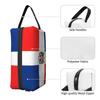 Dominican Republic Flag Print Storage Bag Large Capacity Travel Makeup Organizer for Women Men Waterproof Cosmetic Bag