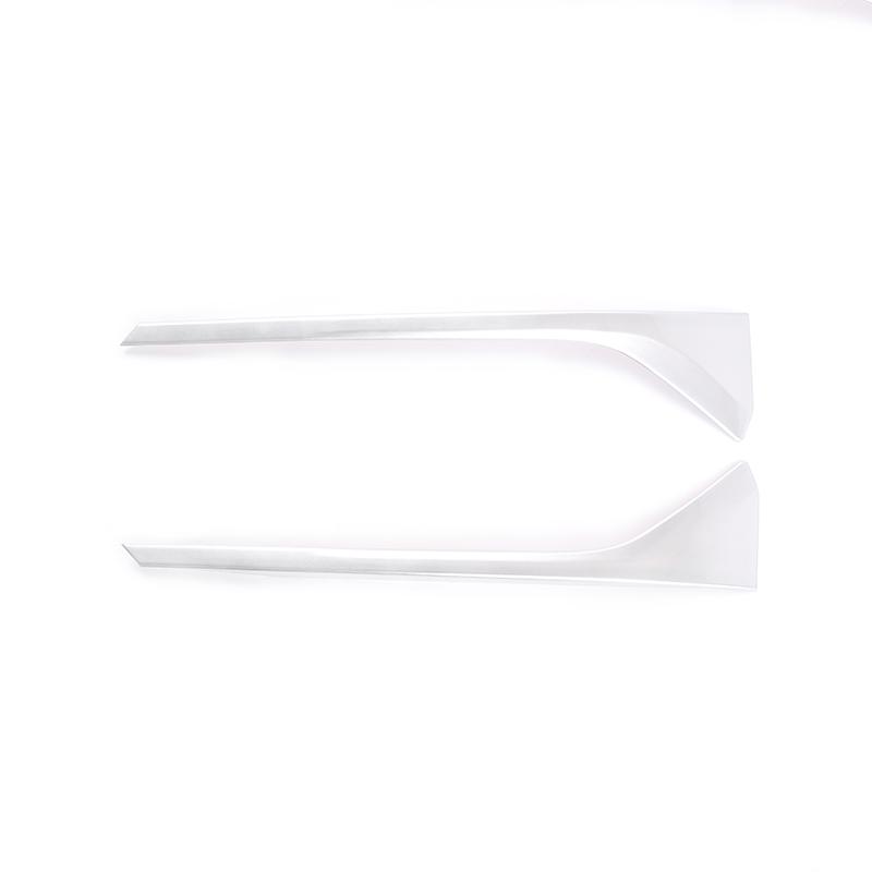 

2 Pcs For BMW New X1 F48 - ABS Chrome Front Fog Lamp Strips Trim Car Accessories срібний