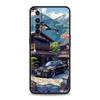 JDM Tokyo Drift Sports Car For Realme GT Neo 2 3 3T 5 Phone Case 12 11 5G 10 9 8 5G 7 6 GT5 GT3 GT2 Pro C21 C11 C25 C35 Cover