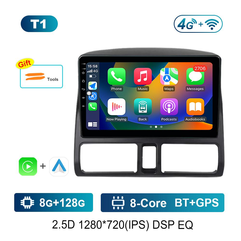Android OS for Honda CR-V CRV 2 2001 - 2006 Car Radio Multimedia Player 4G Bluetooth WiFi GPS Navigation IPS Screen Auto Tools
