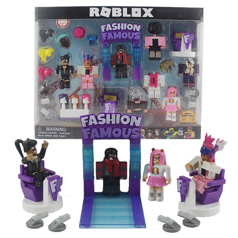 Vibrant Roblox Game Character Accessory Set For Kids With 8 Detailed Action Figures