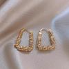 Luxurious And Sophisticated Earrings, Trendy Stud Earrings With A Retro Feel.
