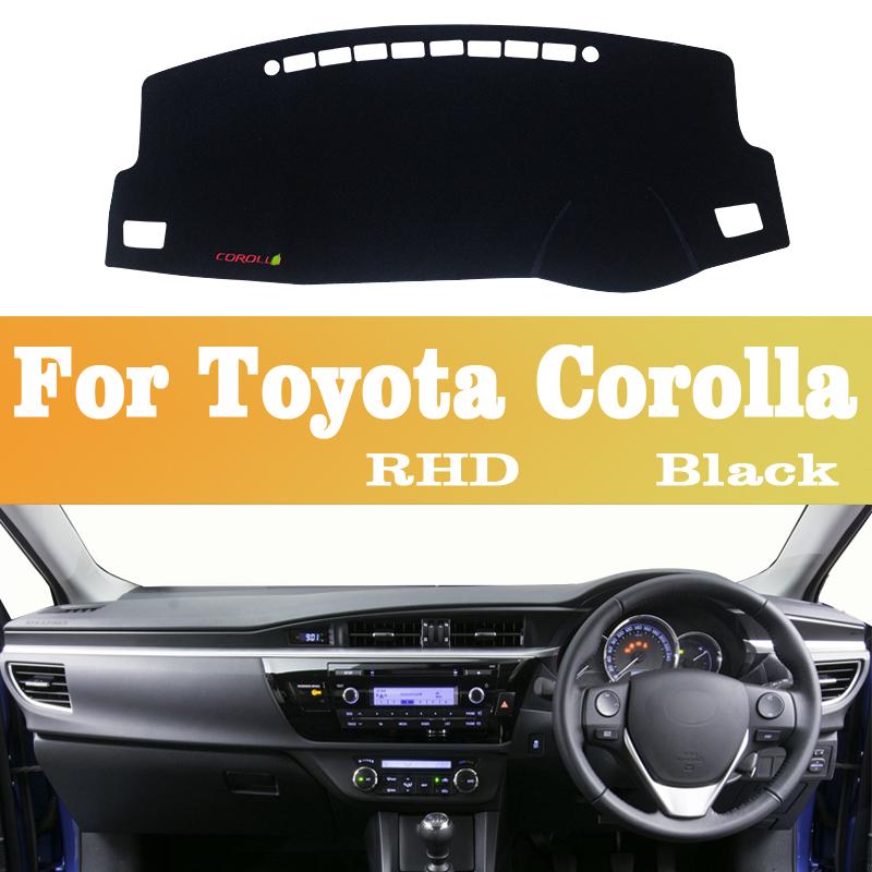 For Toyota Corolla 2014 2015 2016 2017 2018 Car Dashboard Avoid Light Pad trument Platform Desk Cover Mat Carpets Accessories