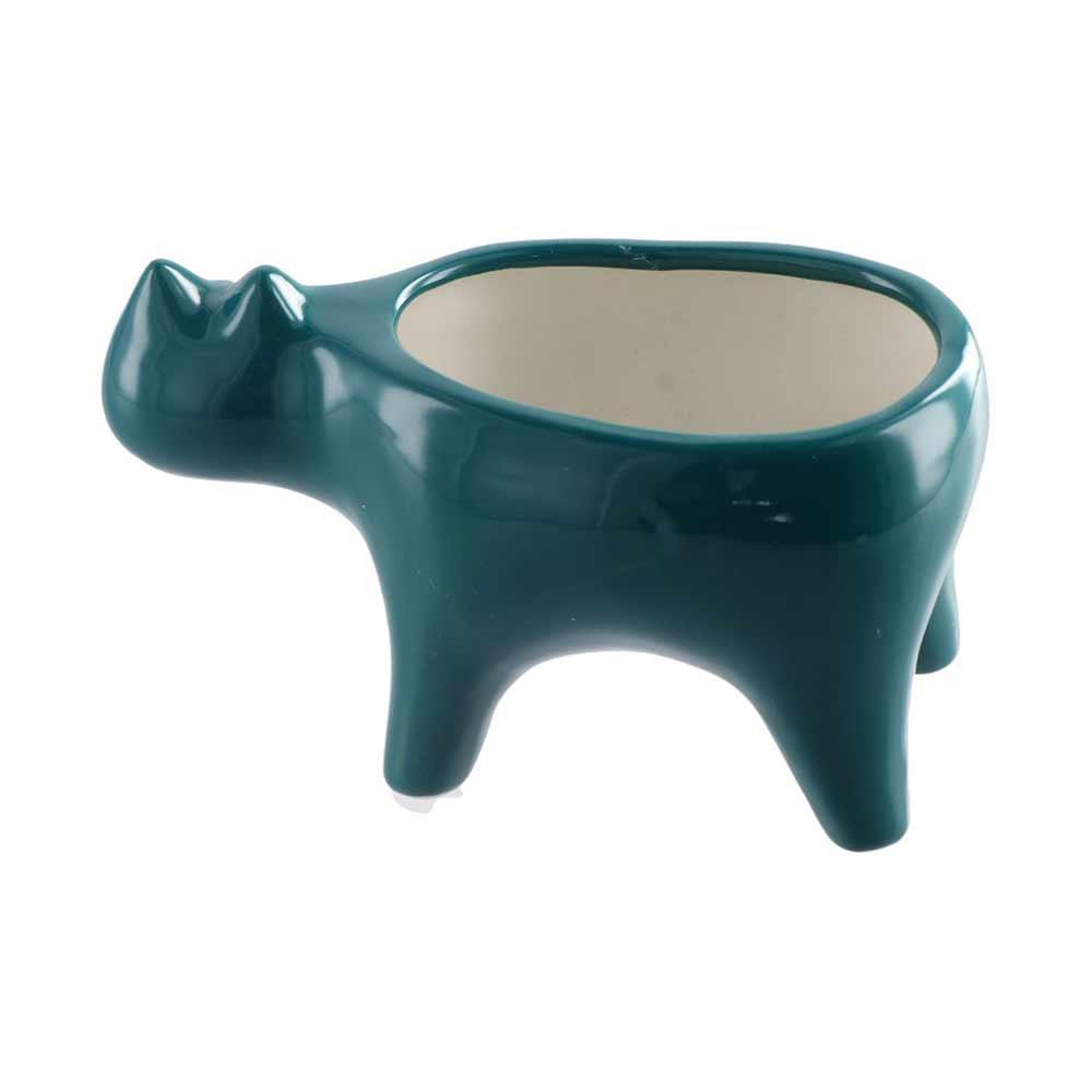 Image Cat Garden Balcony Living Room Potted Flower Pot Tabletop Ornaments Plant Container Plant Pot