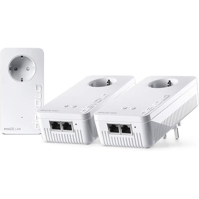 Devolo Magic 2 – 2400 Wifi AC Suivant Multiroom Kit : Stabilstes Jeu Avec 3 Powerline-Adaptern Pour Raumübergreifendes...