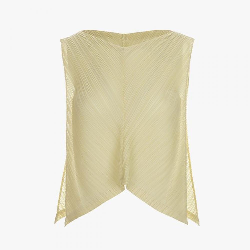 Fine Pleats Fairy Top Light Yellow FREE