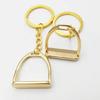 Horse Bit Keychain Stirrup Charm Snaffle Bit Keychain Key Ornament Robust Alloy Key Rings Present for Equine Fans