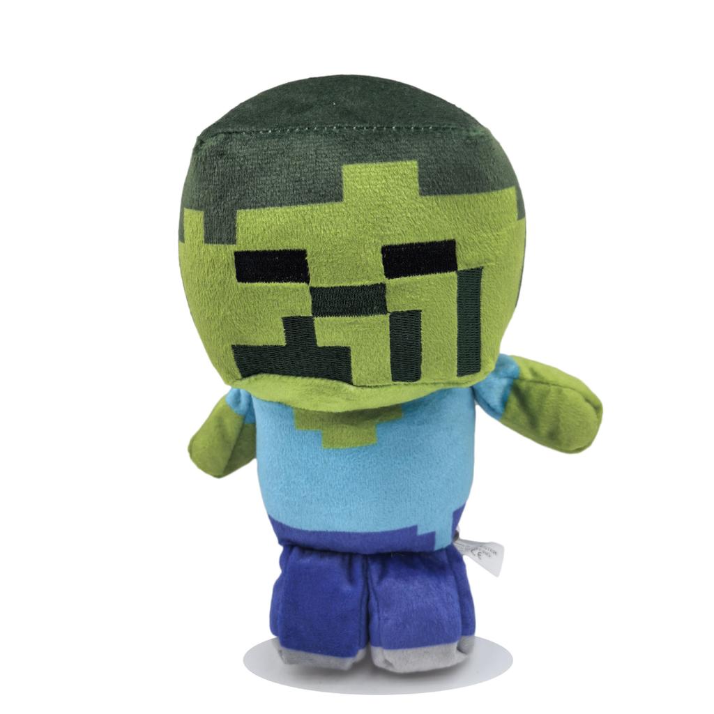 Pixel-Style Plush Toy Set – Block Character Stuffed Animals Mini Collection for Gaming Fans Kids Room Decor