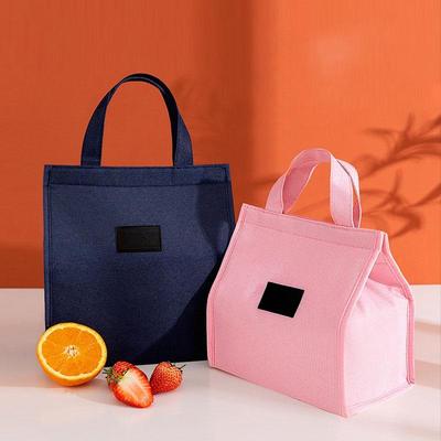 1 Pc Students Convenient Lunch Box Bags Tote Food Container Bag Oxford Lunch Bags Fresh Cooler Thermal Cooler Pouch for Office
