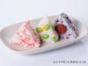 PE Rice Ball Mold with Press Lid Kansai Style 5 Holes Small (A)