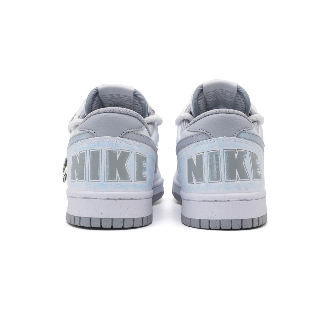 Nike Big Abrasion Resistant Breathable Low top Skateboard Shoes Men's Blue White 355152-106(Team1577-)