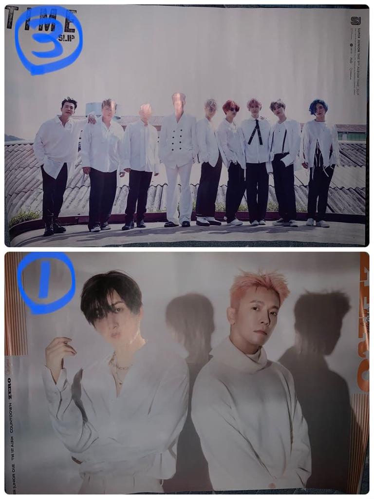 [USED] SUPER JUNIOR Posters (various) Featuring Donghae and Eunhyuk