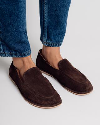 Suede Shoes 38100 36 Brown