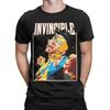 Invincible Battle Damaged Mark T Shirt Men's  100% Cotton Vintage T-Shirts Crewneck Mark Grayson Tees Short Sleeve Clothing