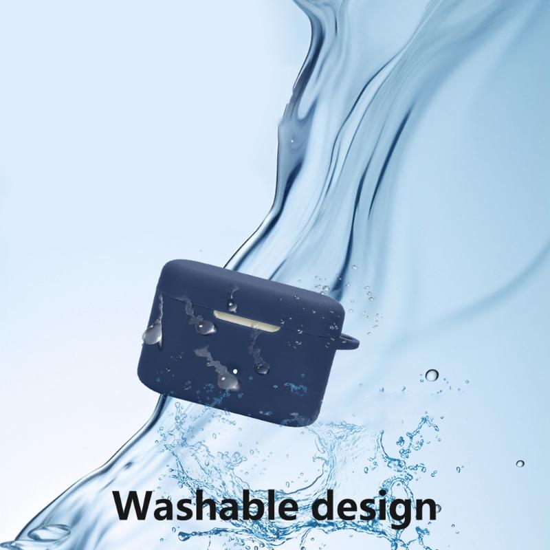 Silicone Case for Wireless Earbud Case Soft Protective Cover Wireless Earbud Silicone Shockproof Protective Sleeve Repla